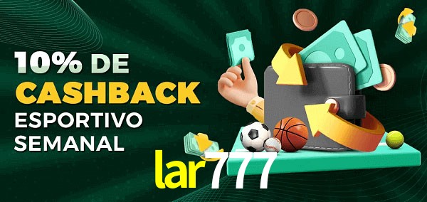 10% de bônus de cashback na lar777